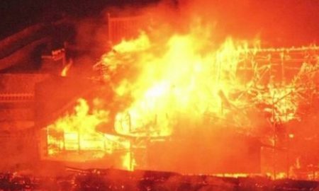 [:ru]Сгоревшие в селе возле Никополя сооружения были магазинами[:ua]Споруди, що згоріли в селі біля Нікополя, були магазинами[:]