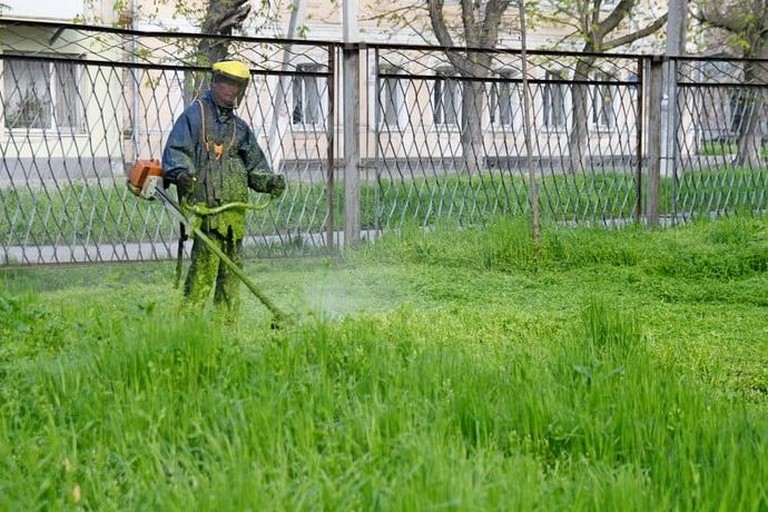 [:ru]В Никополе коммунальщики начали косить траву (фото)[:ua]У Нікополі комунальники почали косити траву (фото)[:]