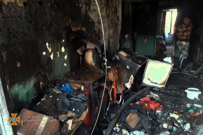 У Нікополі сталася пожежа в п’ятиповерхівці – горіла технічна кімната