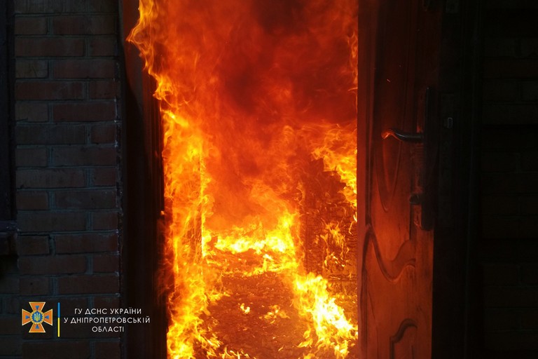 В Никополе сегодня сгорел