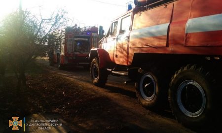 В Никополе горел жилой