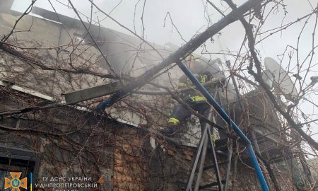 подробности пожара в Никополе