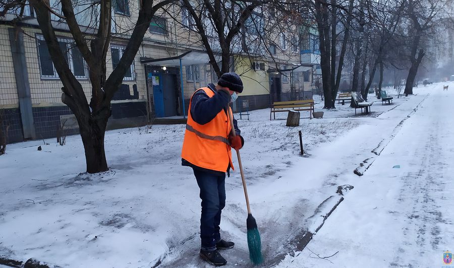 Снегопад в Покрове