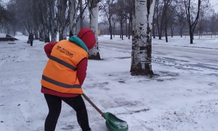 Снегопад в Покрове