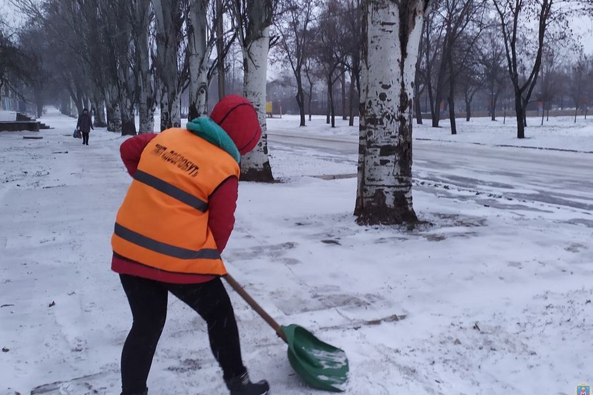 Снегопад в Покрове