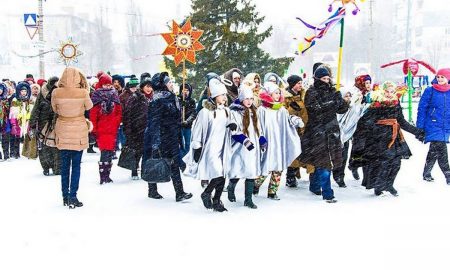 Рождество в Никополе в 2019 году – фото Александра Костенко