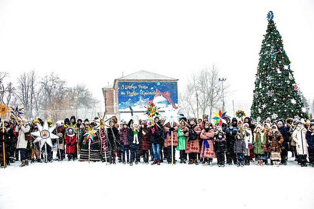 Рождество в Никополе в 2019 году – фото Александра Костенко