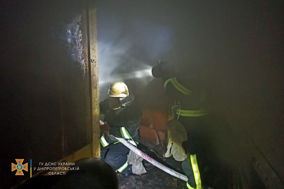 В Покрове 19 января ночью горело заброшенное здание