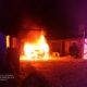 Пожар в Марганце уничтожил легковой автомобиль в гараже