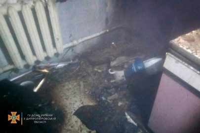 В Никополе во время пожара погиб мужчина