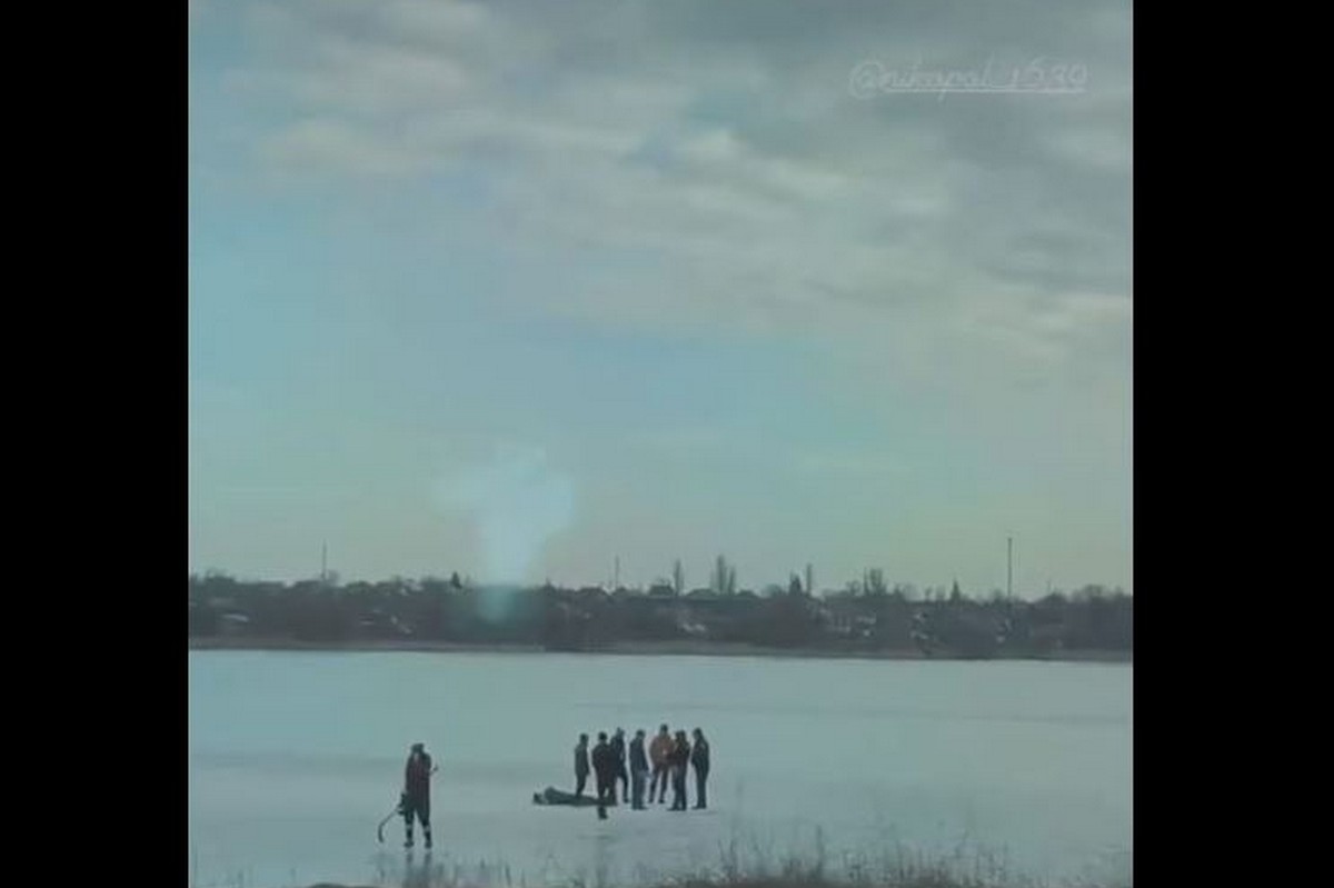 Смерть на льду: возле Никополя 5 февраля произошла трагедия