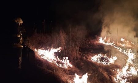 В Никопольском районе выгорело 9 га сухой растительности за двое суток