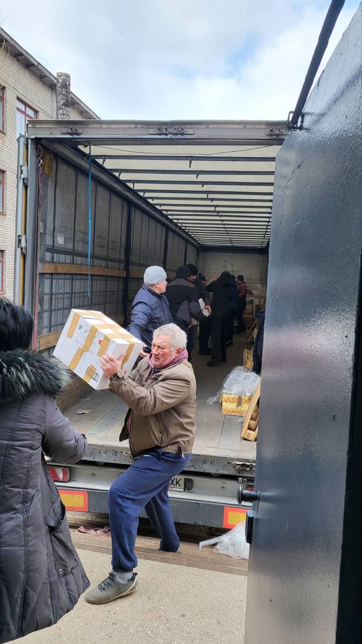 До Нікополя прибув гуманітарний вантаж з Румунії (фото)