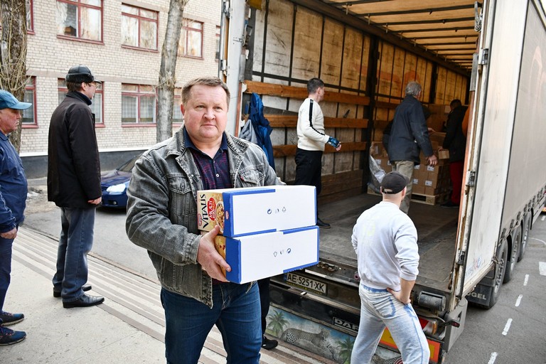 Нікополь отримав гуманітарну допомогу від німецького благодійного фонду