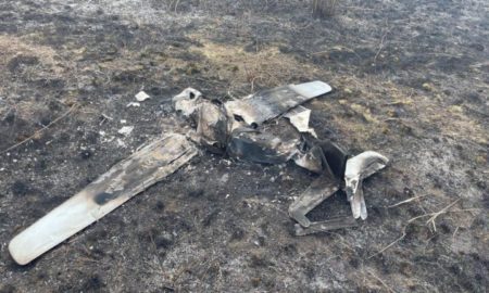 На Дніпропетровщині збитий ворожий безпілотник впав на подвір’я у селі