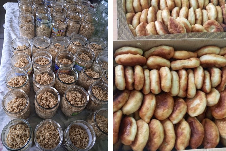 Учителя Солонянской громады передали на фронт почти 2 тонны еды
