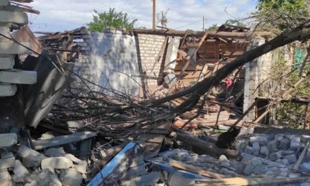 Внаслідок сьогоднішніх обстрілів зруйнована центральна частина села на Дніпропетровщині