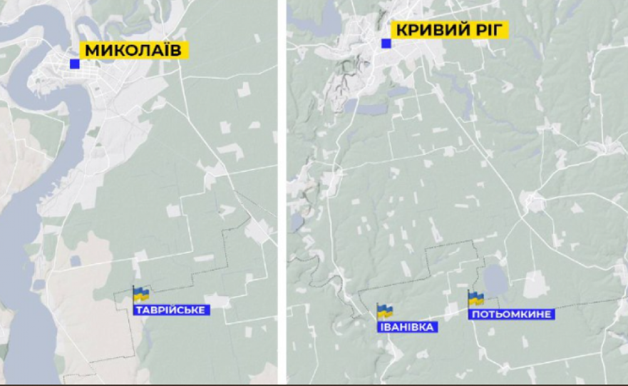 Як йде звільнення Херсона: з'явилися офіційні дані карта