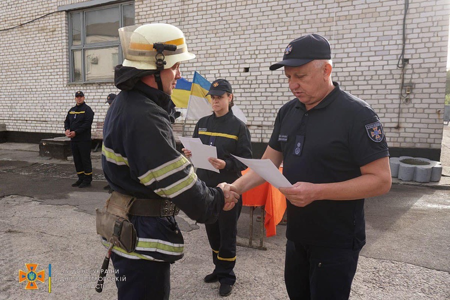 Андрій Кульбач відзначив найкращих рятувальників Нікопольського району(фото)