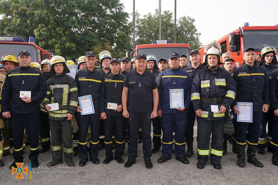 Андрій Кульбач відзначив найкращих рятувальників Нікопольського району(фото)