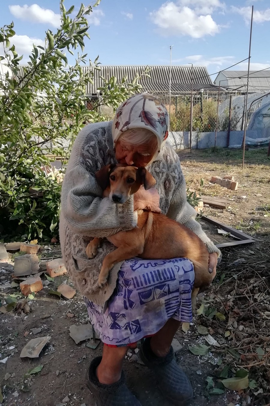 Оновлено. Бабуся на руїнах: у Нікополі старенька потребує допомоги небайдужих