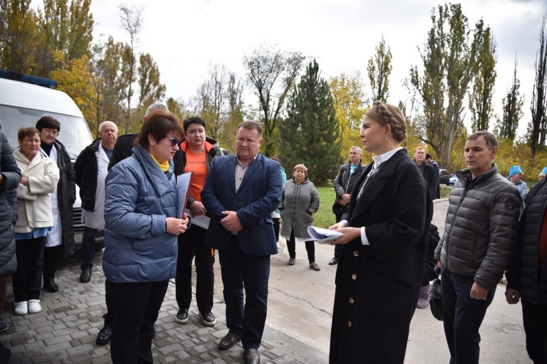 Нікополь сьогодні відвідала Юлія Тимошенко