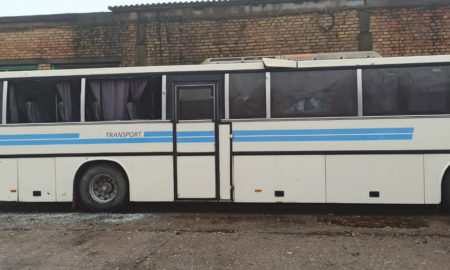 Постраждали будинки, підприємство, автобуси – наслідки обстрілу Нікополя показали у поліції