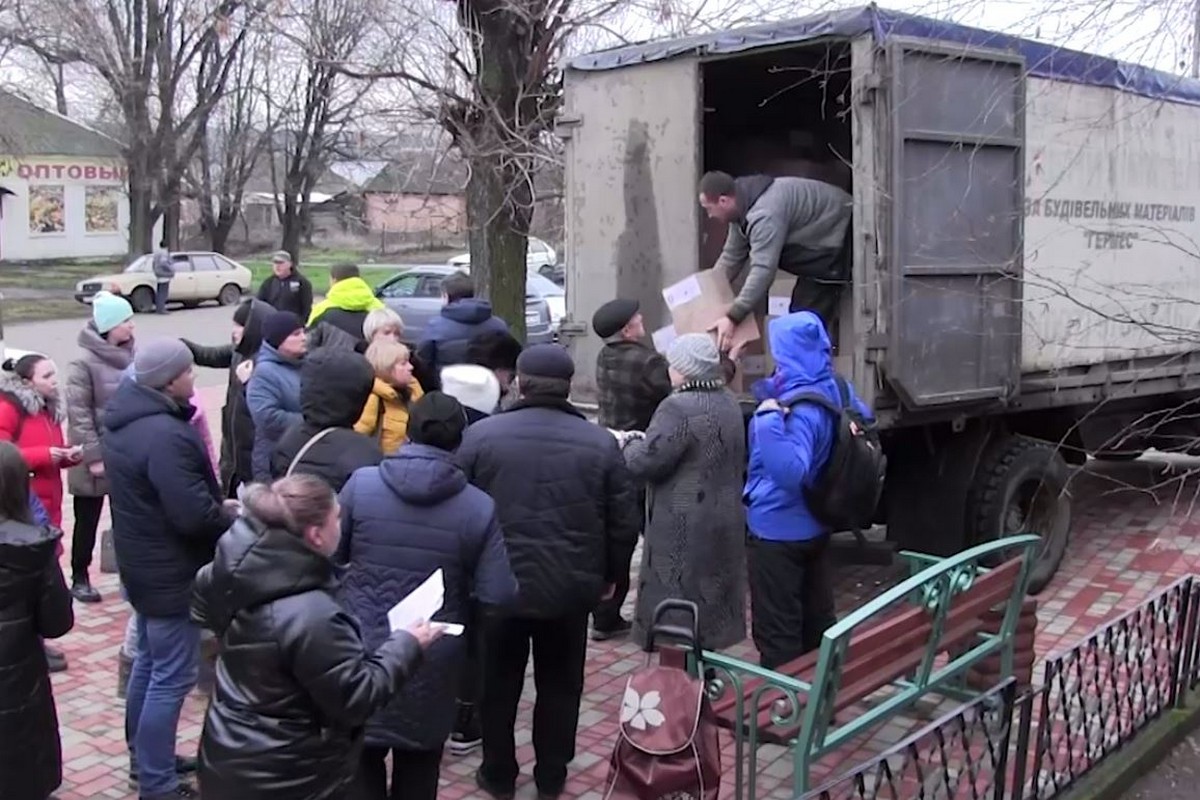 26 січня ВПО з двох громад Томаківської ОТГ отримали гуманітарну допомогу
