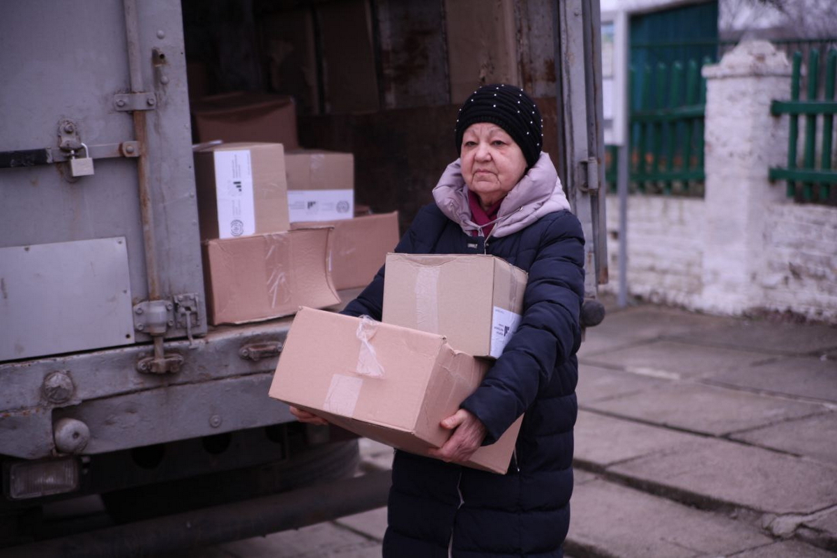 27 січня гуманітарну допомогу отримали ВПО у Михайлівці Томаківської ТГ