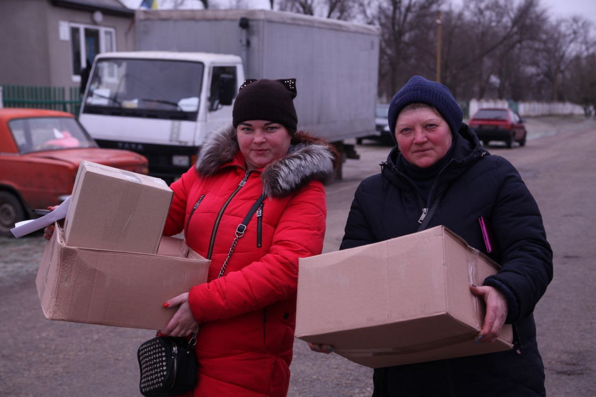 27 січня гуманітарну допомогу отримали ВПО у Михайлівці Томаківської ТГ