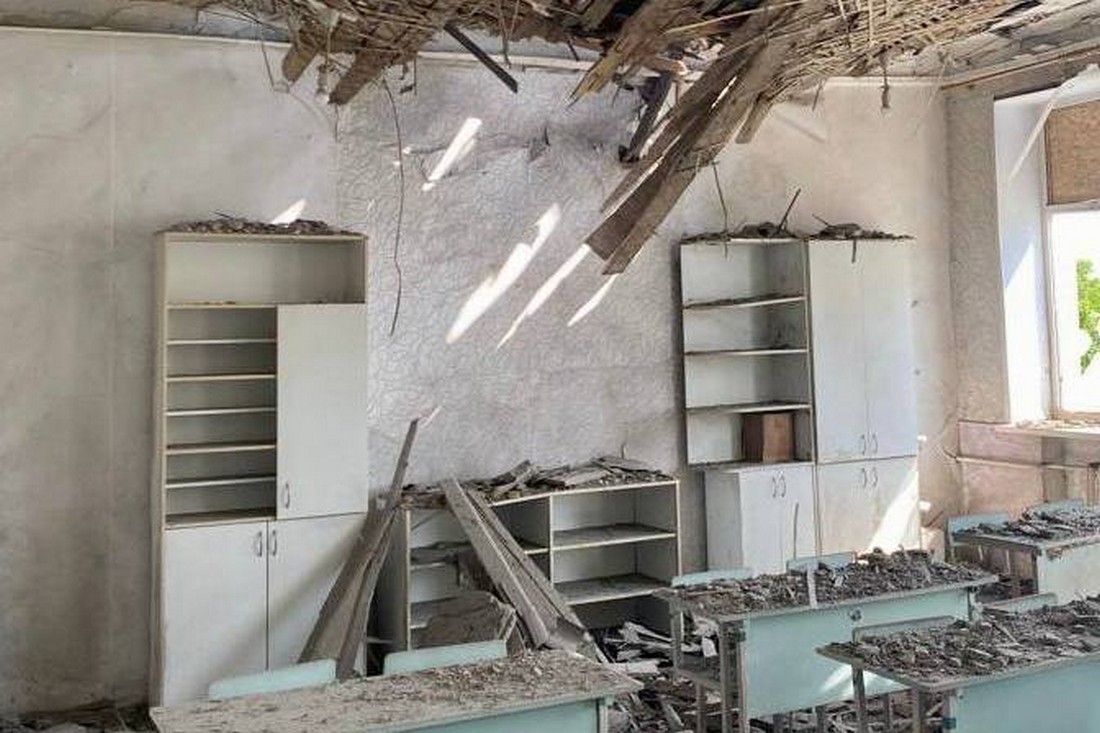 5 червня окупанти атакували Нікополь: понівечено навчальний та спортивний заклади  і 9 будинків
