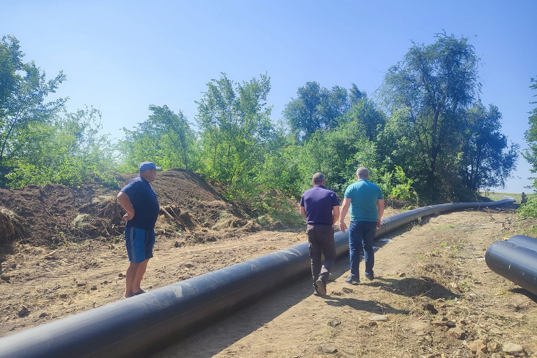 У Марганці вже монтують трубопровід, по якому невдовзі потече довгоочікувана вода – мер