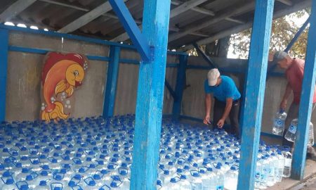 2000 мешканців Мирівської громади отримали бутильовану воду від Польської Гуманітарної Акції