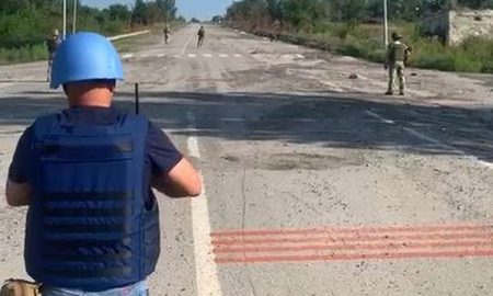 На шляху МАГАТЕ до ЗАЕС сьогодні виявили дві російські міни (відео)