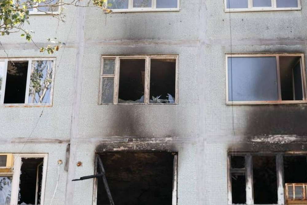 У мережі показали, як виглядає після вибуху відділення «міліції» в Енергодарі