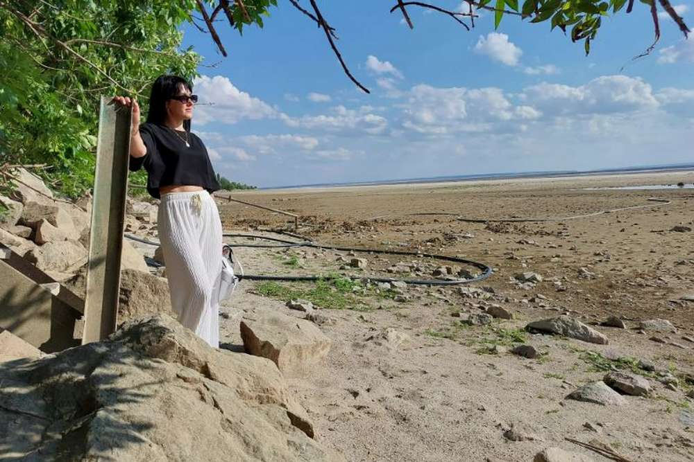 Ірина Борошнова на березі