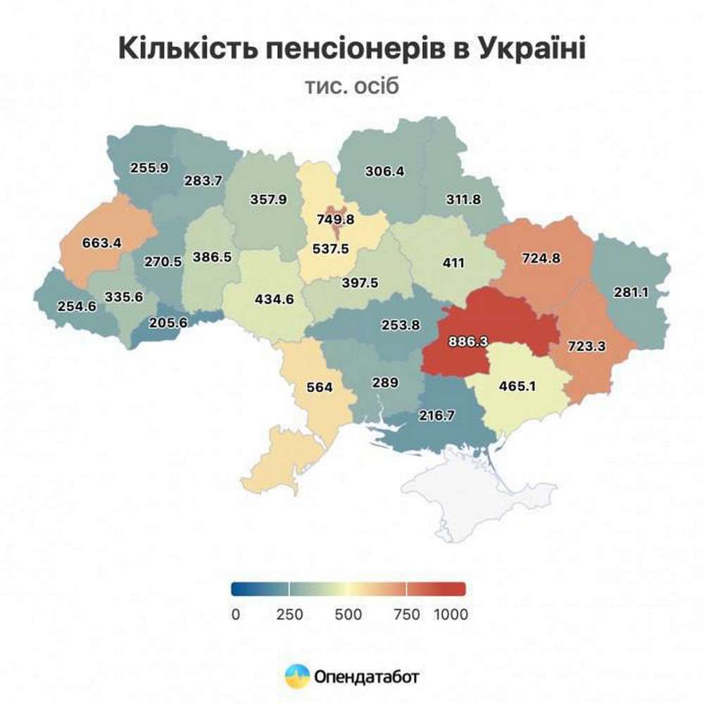 Демографічна картина на Дніпропетровщині змінилася – в області найбільше пенсіонерів по Україні