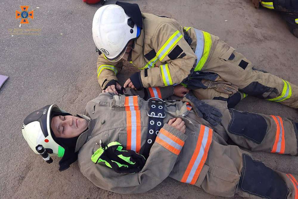 Вогнеборці Нікопольського району навчалися надавати домедичну допомогу постраждалим