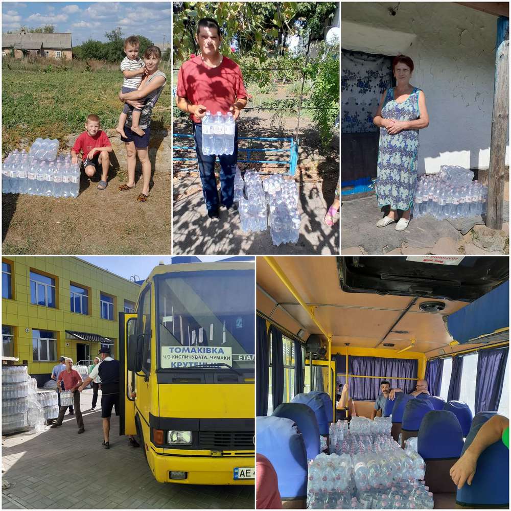 В Томаківській громаді почали доставку води особам з інвалідністю