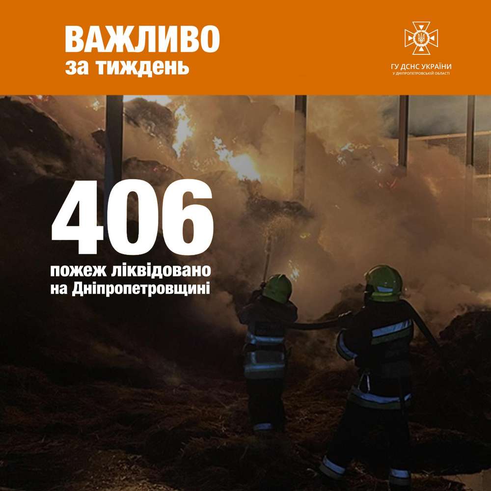 Протягом тижня надзвичайники Дніпропетровщини врятували 22 людей, а 6 загинули