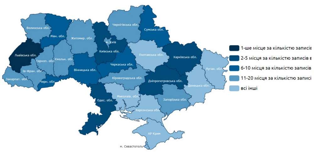 Дніпропетровщина і Львівщина – лідери за кількістю корупційних справ в Україні
