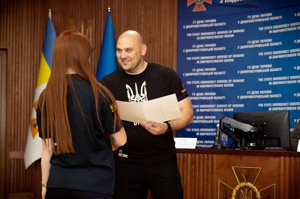 На Дніпропетровщині відзначили рятувальників (фото)