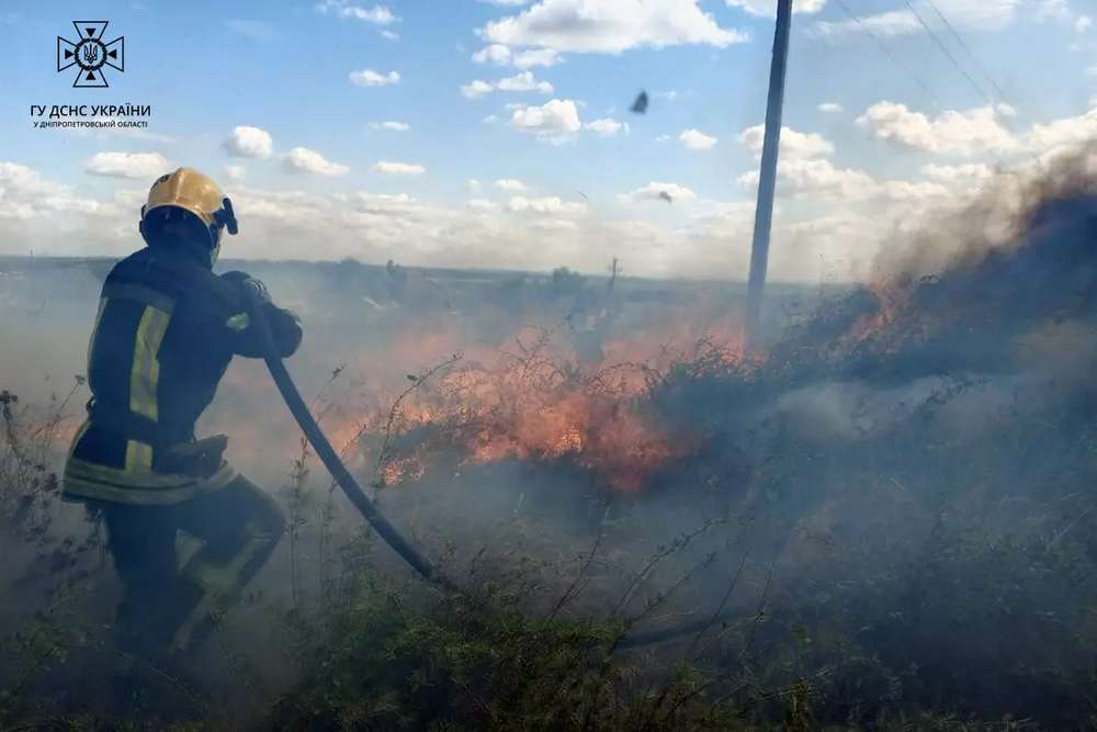 Протягом доби 9 вересня на Дніпропетровщині сталося 74 пожежі в екосистемах!