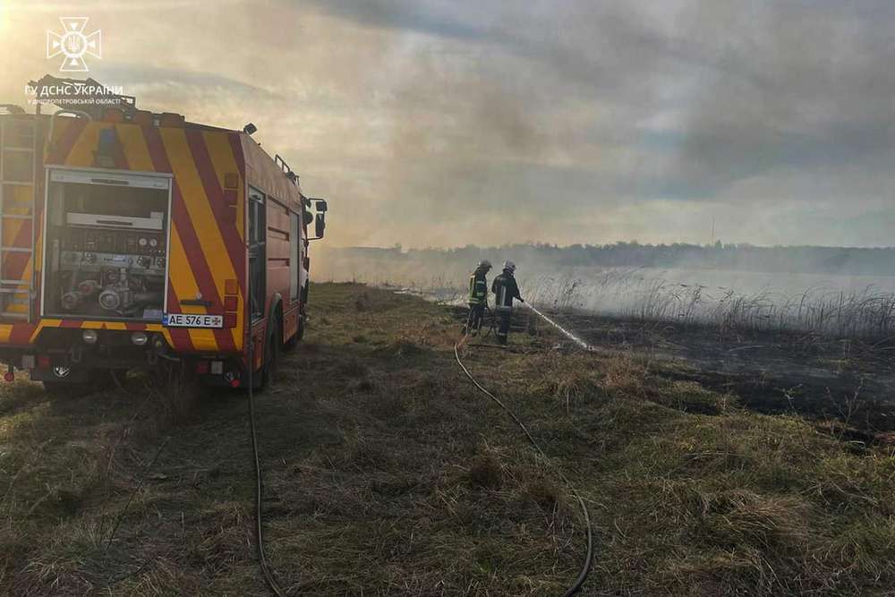 На Дніпропетровщині вогнеборці ліквідували 29 пожеж в екосистемах