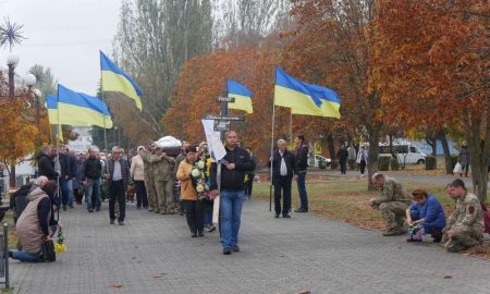 У Покрові 27 жовтня провели в останню путь полеглого Героя (фото)