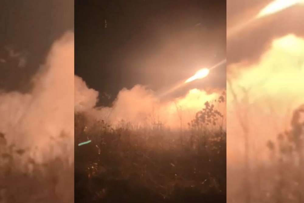 З’явилося відео, як збивали ракети вночі 30 жовтня над Дніпропетровщиною