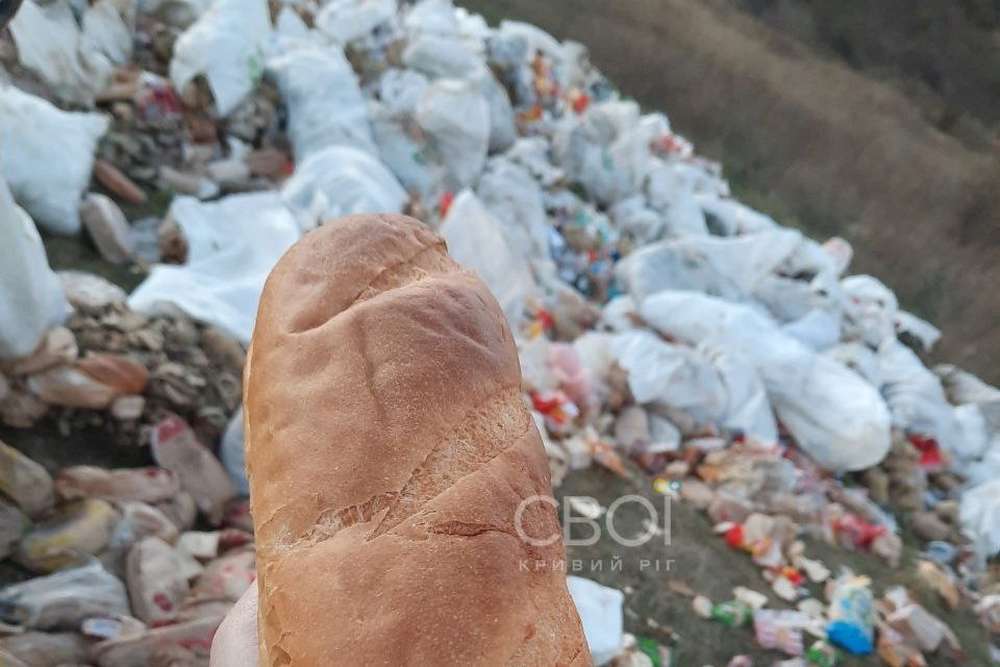У Кривому Розі виявили гігантське звалище хліба: нові подробиці
