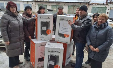 Нікопольському району передали частину газових обігрівачів з 150, отриманих областю