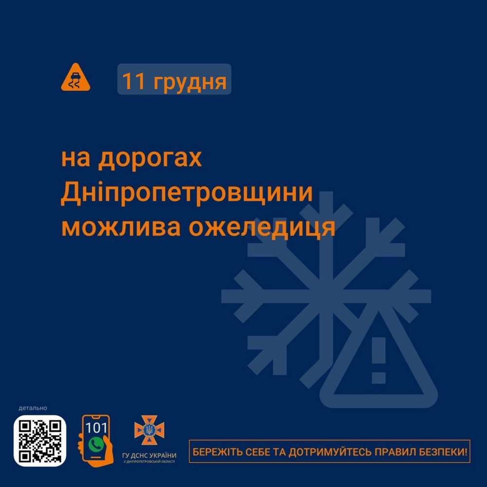 Можлива ожеледиця і сніг з дощем: якою буде погода у Нікополі 11 грудня