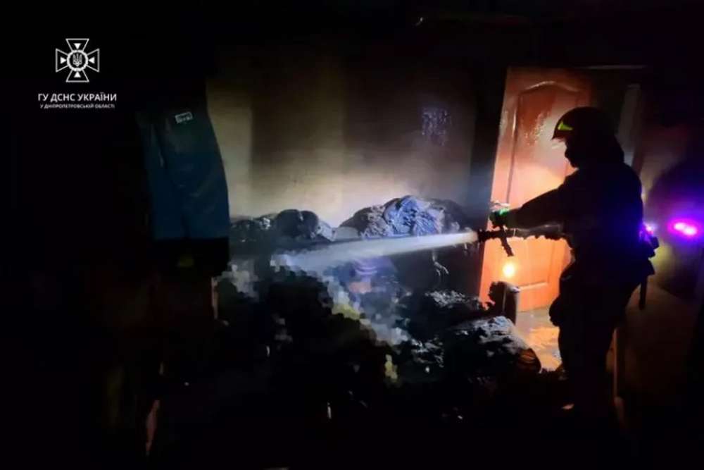 У Марганці під час гасіння пожежі виявили обгоріле тіло чоловіка